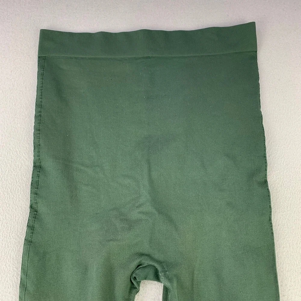 BLANQI Everyday Leggings Women XL Green High Waisted‎ Seamless Maternity Support
